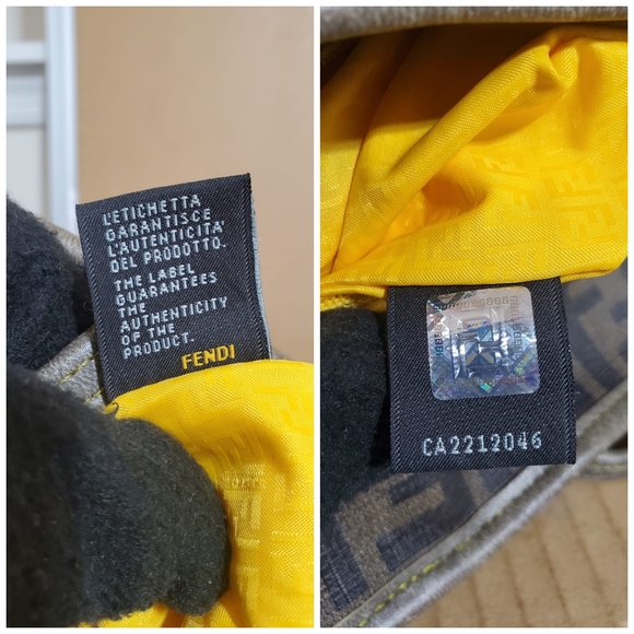 FendiRoll Tote Zucca Coated Canvas Medium - Picture 4 of 13